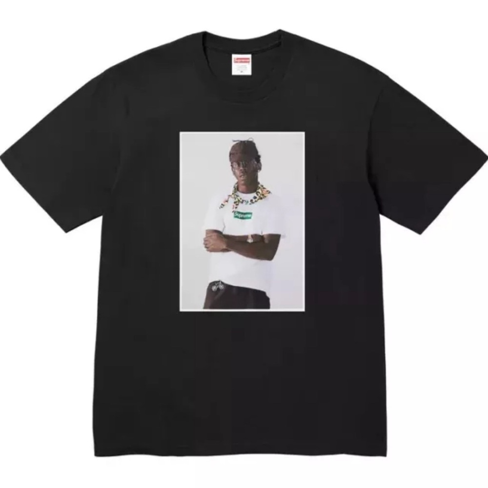 Supreme Tyler The Creator Photo Tee Black Size M Brand New FW24 Streetwe…